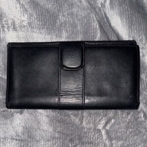 Fendi Black Leather Wallet